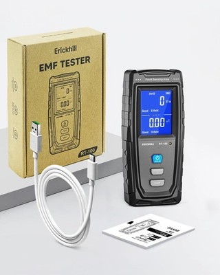 Erickhill EMF Tester RT-100 Electromagnetic Radiation Tester New 