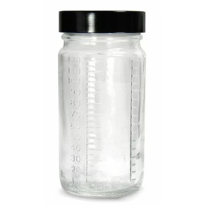 Round Grad Beaker W/ Cap 240Ml, Pk24,  Glc-01552