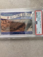 2024 HISTORIC AUTOGRAPH  ALL TIME GREATS CUT SIGNATURES MICKEY MANTLE 2/6 Pop 1
