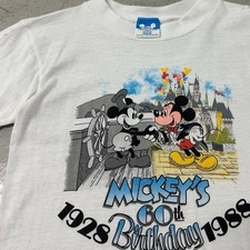 Vintage Mickey  s Birthday 80  s Kids T-Shirt