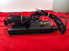 Sony PlayStation 2 Slim Charcoal Black Console SCPH-750012 
