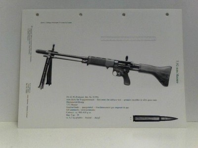 Waffen Archiv,  Arms Archives,  Archives d´Armes,  B1 : 7,92 mm Mauser FG 42 II,