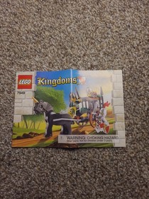 LEGO Kingdoms Manual Lot 7946 (1,2,&3), 7948 & 7949 Booklets ONLY As Found!