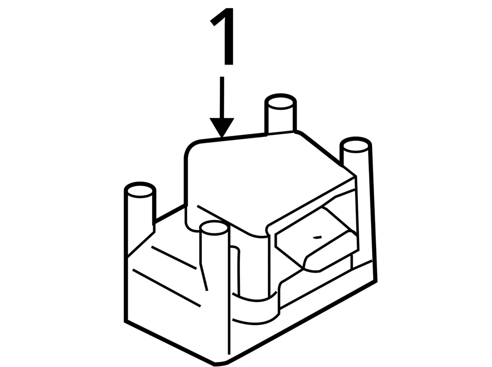Paquete de encendedor de bobina de encendido Volkswagen Beetle 2002-2005 HE54C Foto 4 de 4