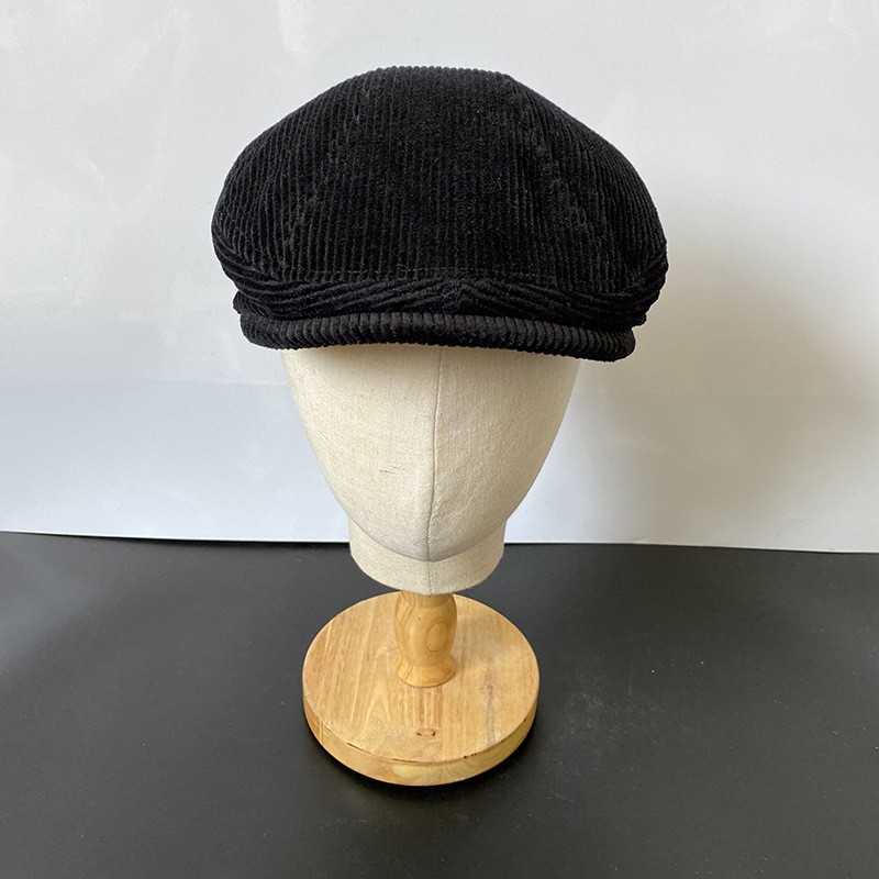 Classic Retro Solid Color Beret Men Warm Winter and Autumn Caps