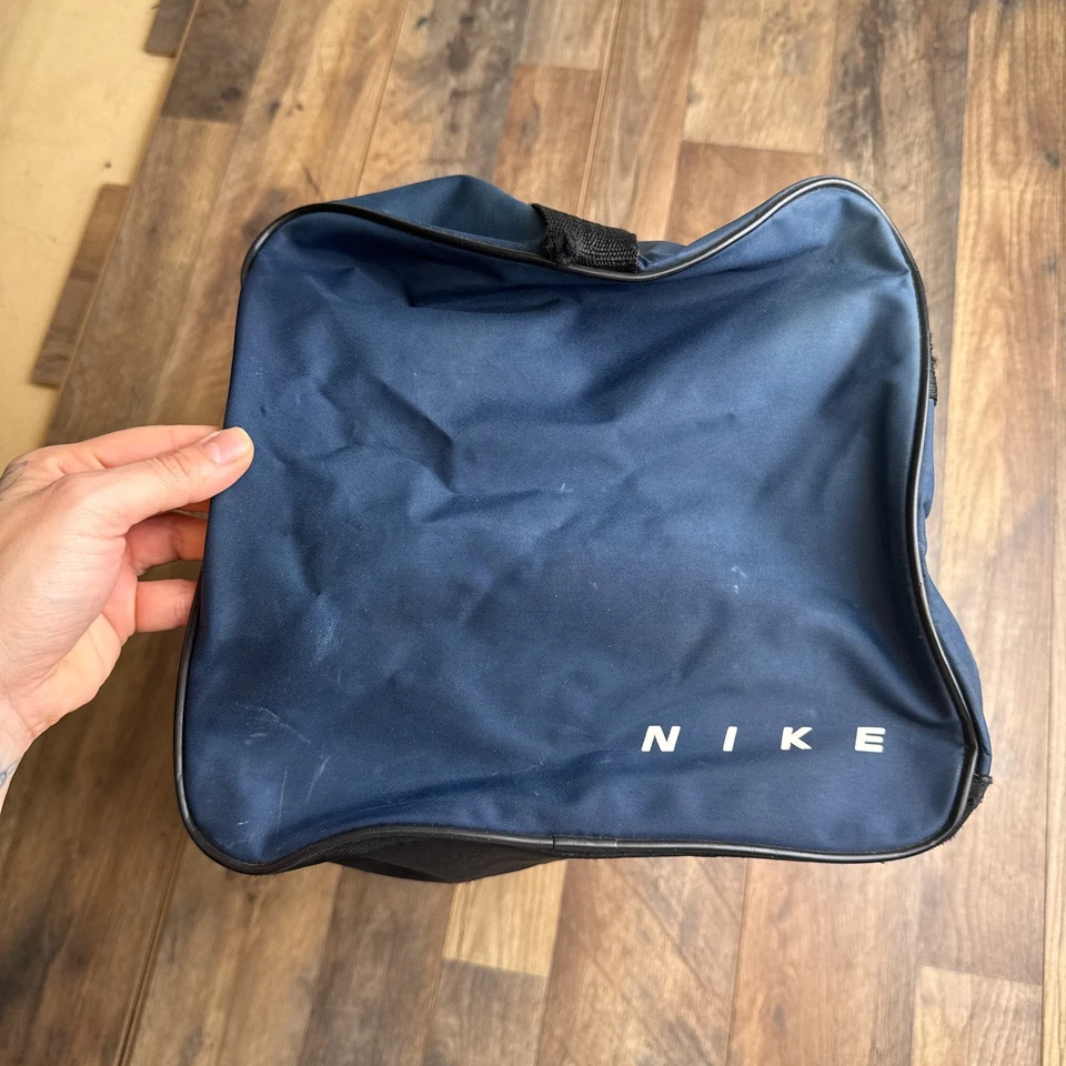 Vintage Nike Brasilia Training Duffel Bag Men's Blue Gym Bag Soccer 6606 - Image 4 of 4