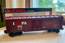 Lionel 6-19906 I Love Pennsylvania boxcar, excellent!