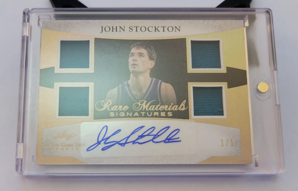 Leaf John Stockton Basketball Sports Trading Cards & Accessories 