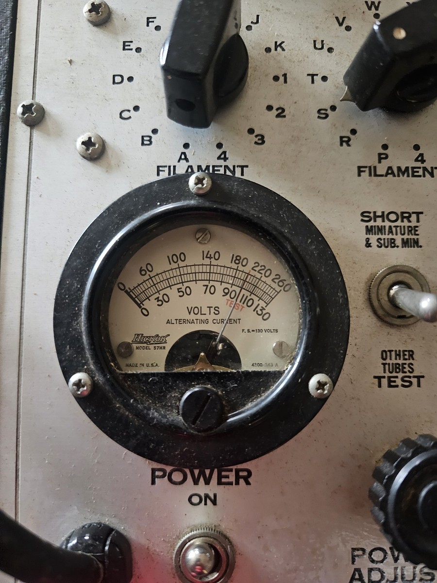 Vintage HICKOK 539-C Tube Tester Powers On Untested | eBay