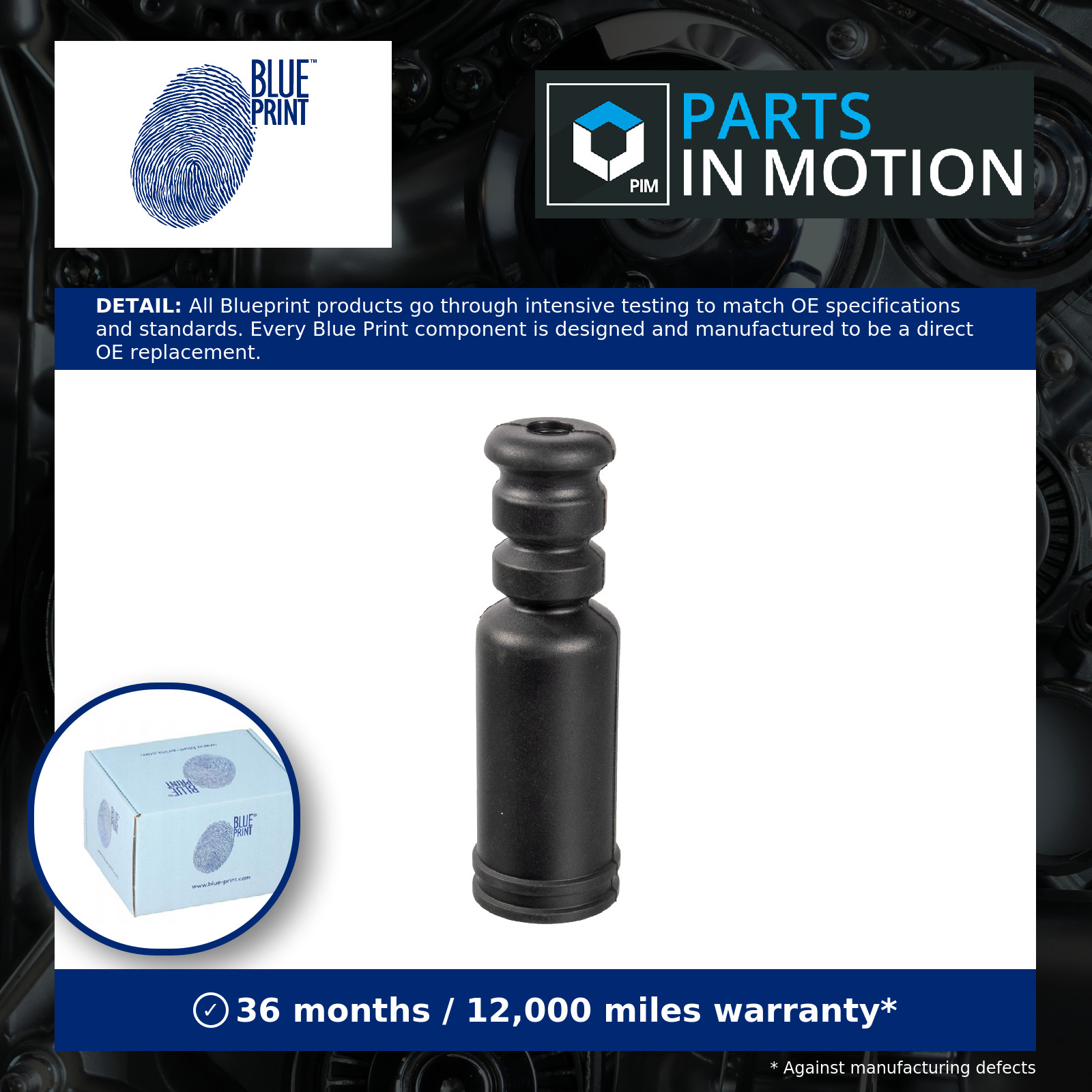 Blue Print ADBP800022 Rear Shock ABSorber Dust Cover Fits Citroen Mitsubishi 400 - Image 6