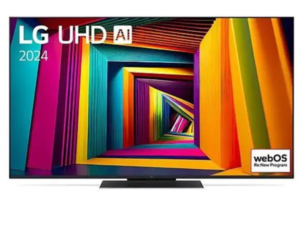Tv Tg téléviseur LED 4K UHD 55 pouces noir avec Smart TV intégrée