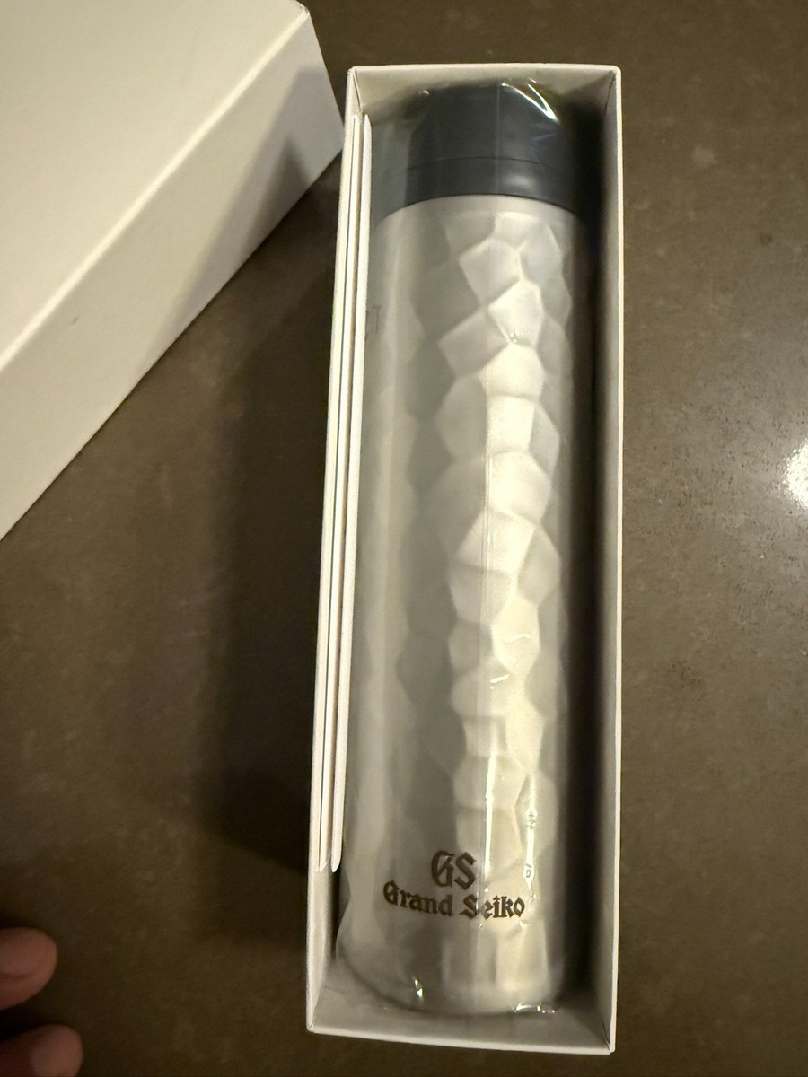 Grand Seiko TSUTSU Stainless Steel Bottle Thermos Silver Novelty