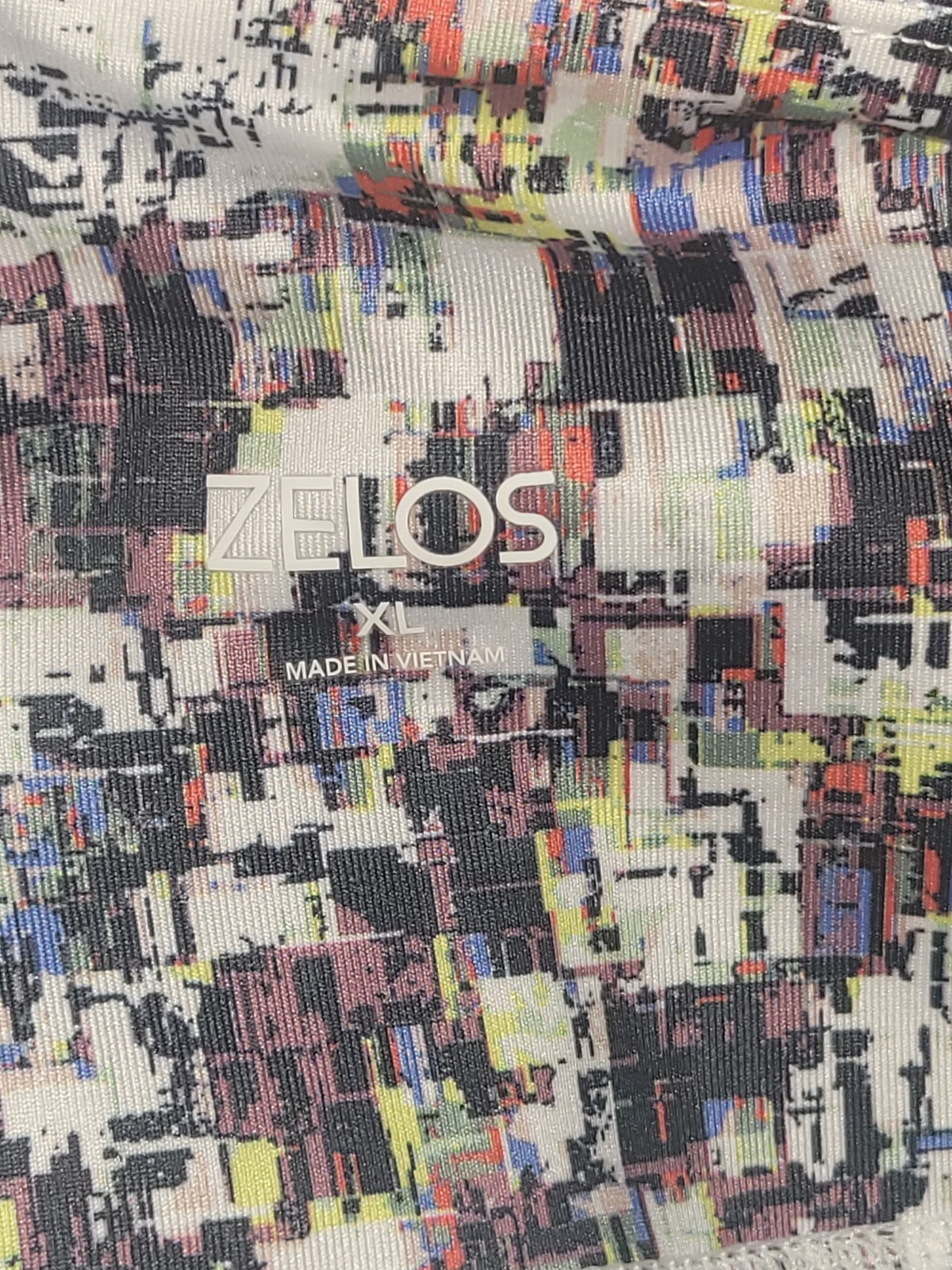 Zelos Multicolor Fun Pattern XL Workout Pants - image 5