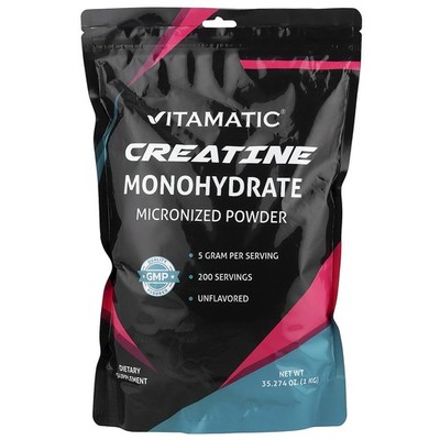 Creatine Monohydrate, Micronized Powder, Unflavored, 35.274 oz (1 kg)