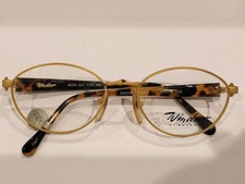 Windsor Eyeglasses Model 504 Matt Gold Color Vintage