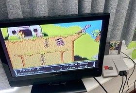 NES FLINTSTONES Rescue of Dino & Hoppy Nintendo Cart/Sleeve/Box NES-5Z-AUS Pal A