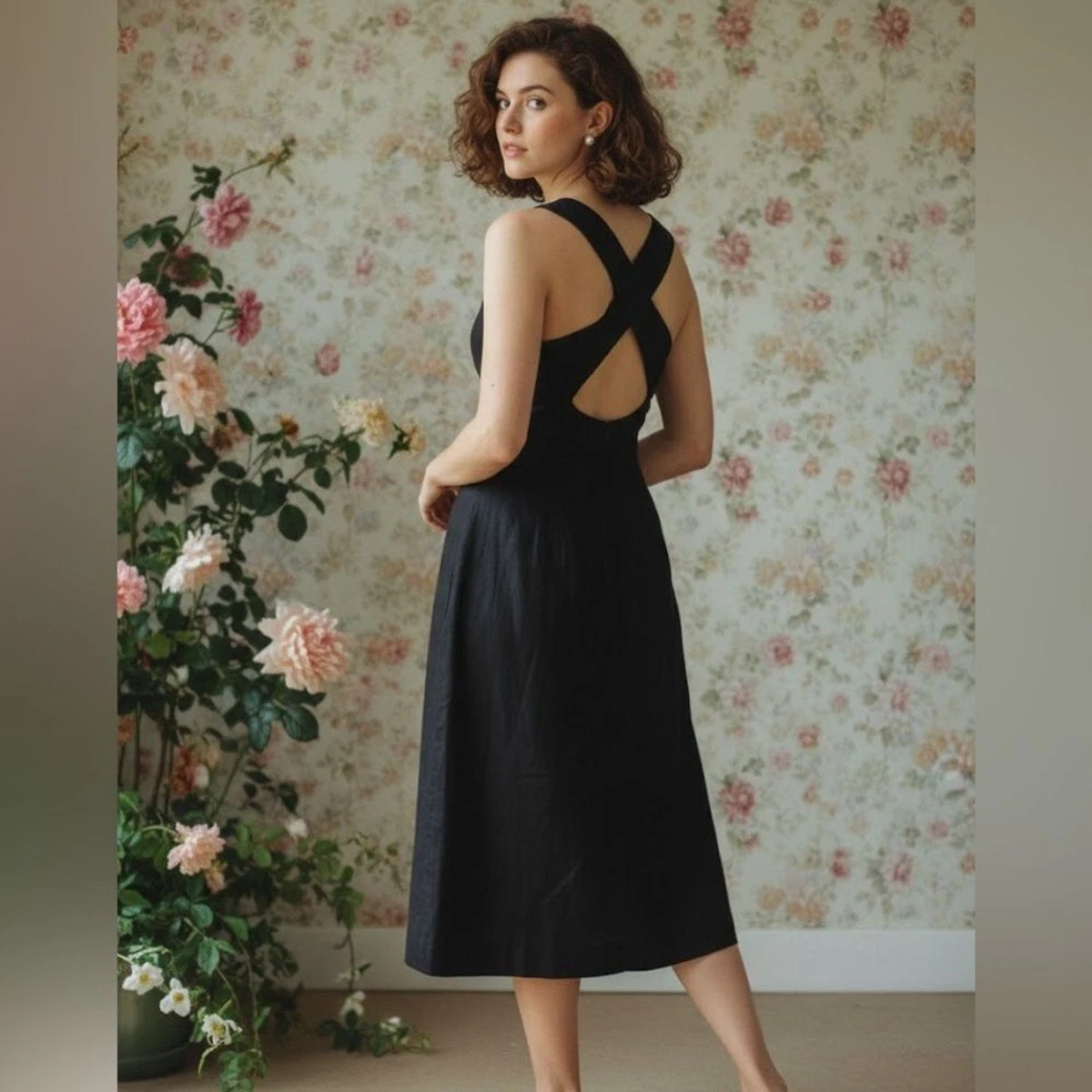 Laura Ashley Linen Sleeveless Dresses for Women for sale | eBay