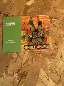 Swamp Thing Nintendo NES Instruction Manual Booklet ONLY