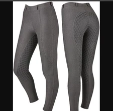 RIDING TIGHTS BREECHES DUBLIN PERFORMANCE WARM-IT WNTER FULL GEL SEAT NAVY 14/32