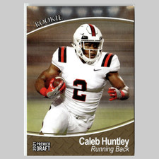Caleb Huntley Rookie #134 2021 SAGE Premier Draft Gold Ball State Cardinals Card