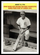 2005 Topps Heritage Flashbacks Ernie Banks Chicago Cubs #F-EB
