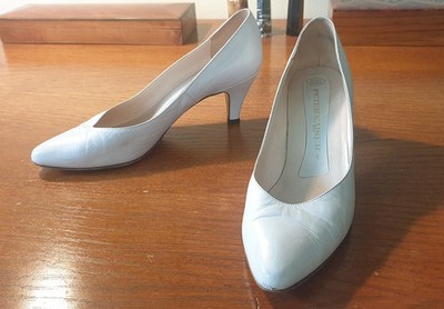 Peter Kaiser Damenschuhe Pumps Leder weiß Gr. 39 / 6