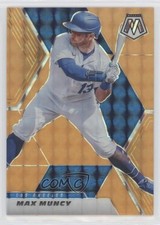 2021 Panini Mosaic Fluorescent Orange Mosaic Prizm 5/25 Max Muncy #28 0ww7