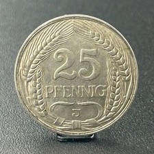 25 Pfennig 1910 J Deutsches Kaiserreich