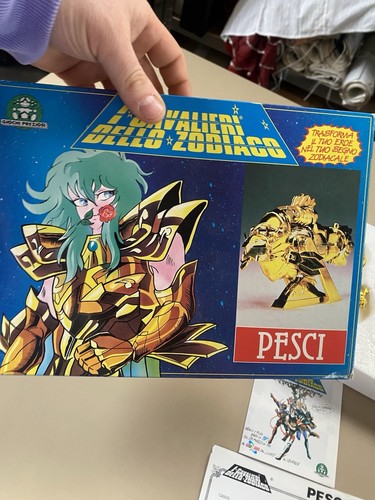 Cavalieri Dello Zodiaco Pesci Box Azzurro Giochi Preziosi Vintage Epoca - Foto 3 di 23