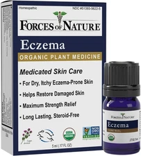 Forces of Nature Eczema Control, Sensitive, Dry and Itchy Skin Relief, Steroid-F