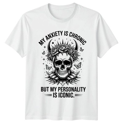 Meine Angst ist chronisch aber T-Shirt Goth Ästhetik Angst Humor