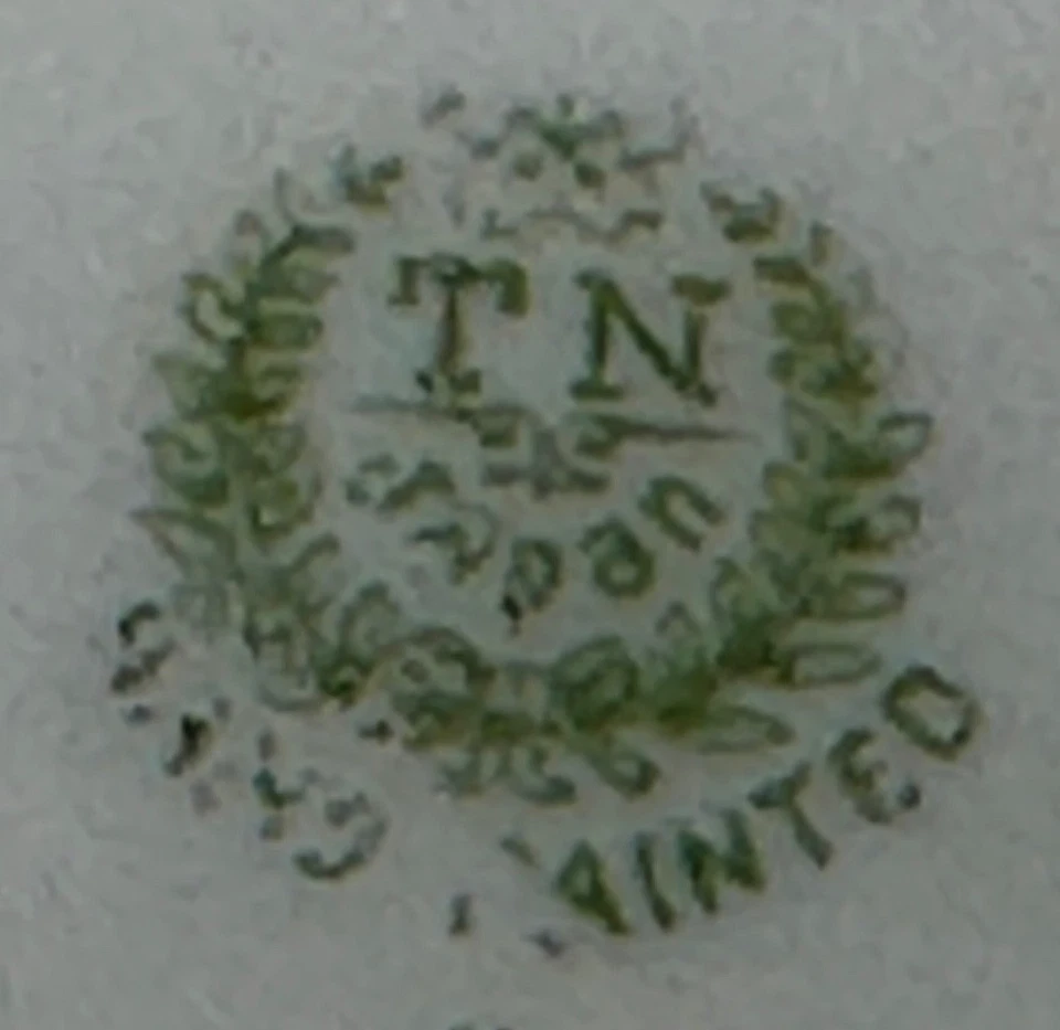 1921 Nippon Porcelain HandPaint Egyptian Revival 1 Lg & 4 Sm Bowls Camel Pyramid - Image 4 of 4