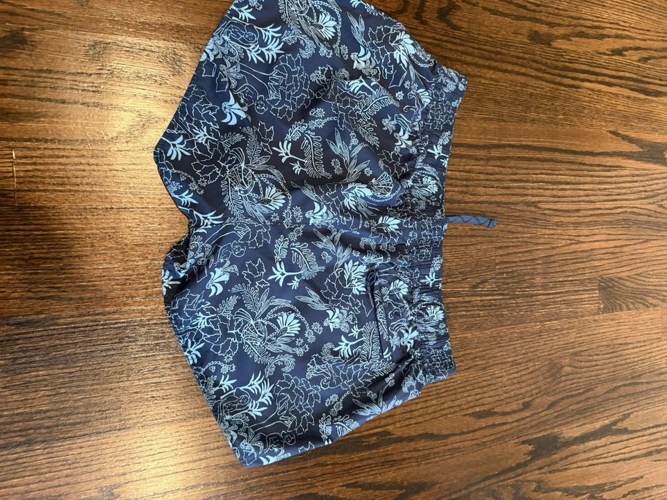 Micro Pantalones Cortos Patagonia Planing Para Mujer Grandes Elastizados Azul Floral Calce Ajustado Foto 4 de 4