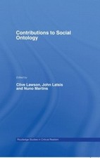 Contributions to Social Ontology by Clive Lawson (English) Paperback Book