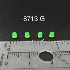 4 Pack 1/87 Vintage Green Beacon Strobe Lightbar Work Truck Fire Command Post