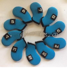 Set Copricapo in Ferro da Golf 10 Pezzi, Copricapo per Mazze da Golf ﻿