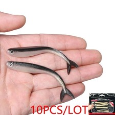 Soft Bait - Artificial Fishing Lure for Bass Swimbait - 10PCS
