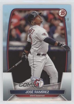 2023 Bowman Sky Blue 136/499 Jose Ramirez José Ramírez #99 r0j