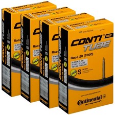 Continental Race 28" 700x20-25c Inner Tubes 60mm Presta Valve 4 Pack 