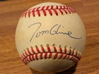 Tom Glavine Autographed Official Major League Baseball (JSA) HOF Inscription