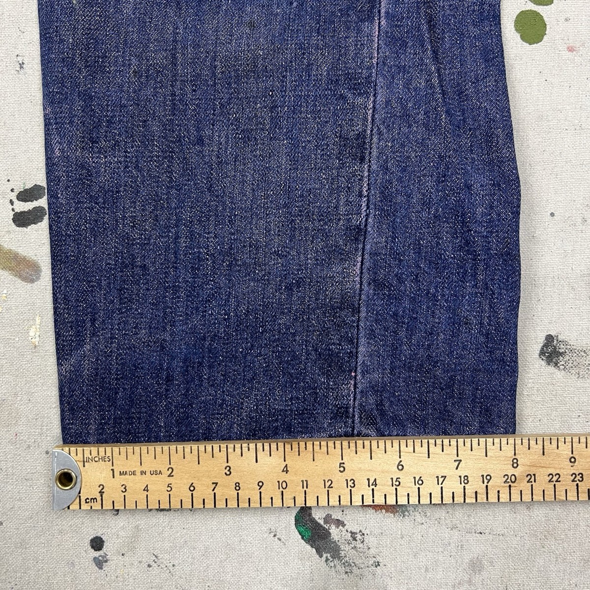 Vintage 50s Foremost Penneys Selvedge Overdyed Denim Jeans Mens 