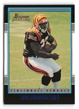 2001 Bowman Rudi Johnson #193 Rookie Cincinnati Bengals