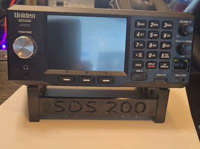 Custom Stand for Uniden SDS200 Scanner   Non-Slip - Durable Construction
