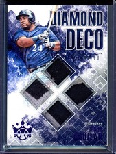 JESUS AGUILAR ~ 2019 Diamond Kings Diamond Deco Purple Jersey #12 (#7/10)