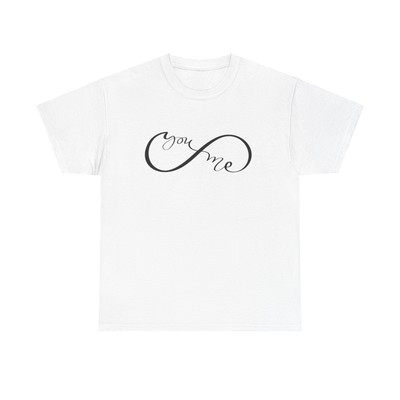 You & Me Infinity T-Shirt - couples love romantic anniversary valentine day gift