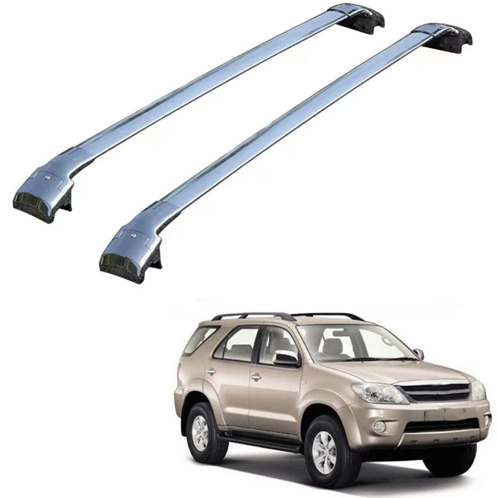 2PCS Cross Bar Crossbar Fits For Toyota Fortuner 2011 2023 Roof Rails
