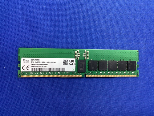 HMCG88MEBRA168N HYNIX 32GB (1X32GB) 2RX8 PC5-4800B ECC RDIMM MEMORY - Picture 2 of 6