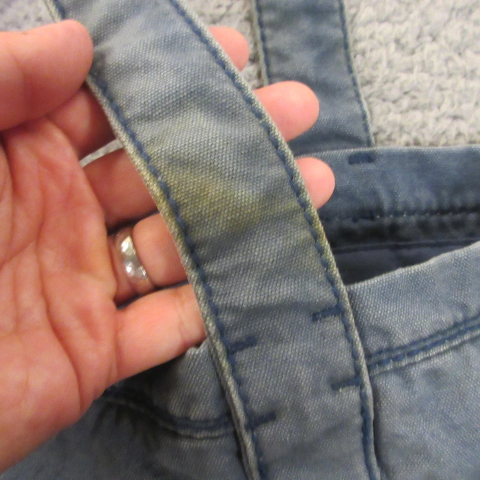 Vintage Abercrombie & Fitch Bag Womens Tote Handbag Canvas Blue Shopping Y2K - Image 3 of 4