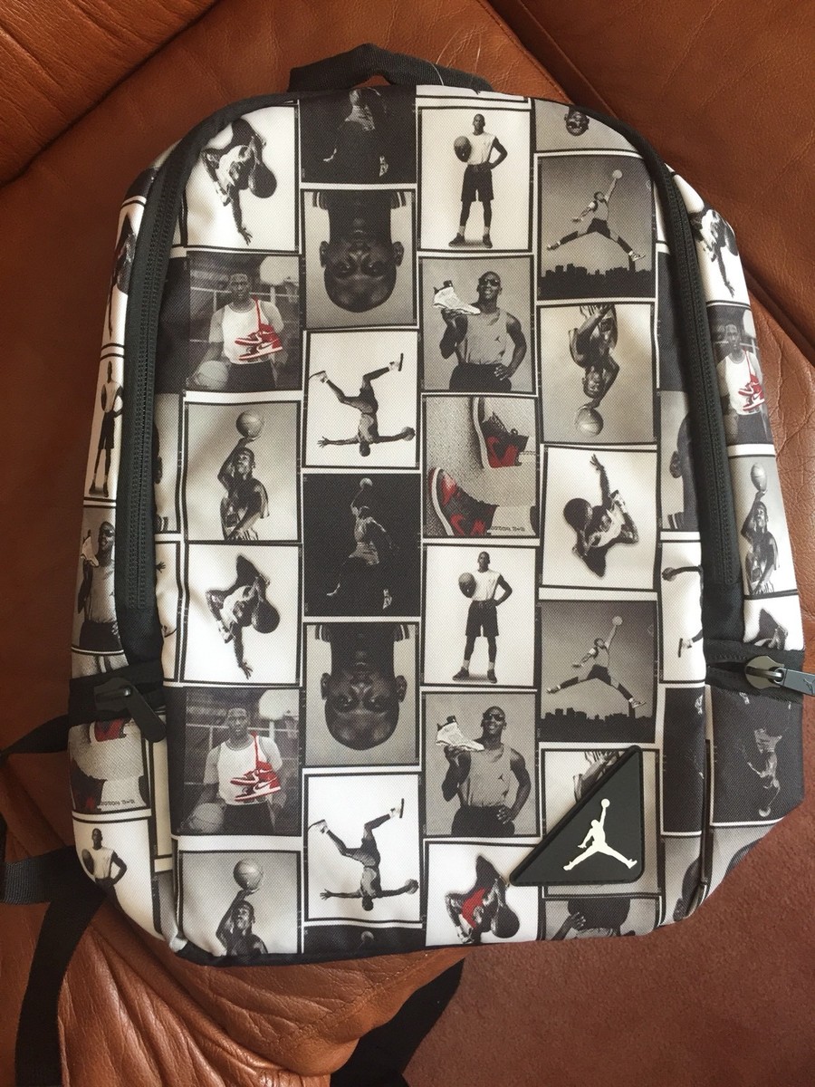 Nike Air Jordan 1 I Retro BANNED Black Toe Chicago Bulls Backpack