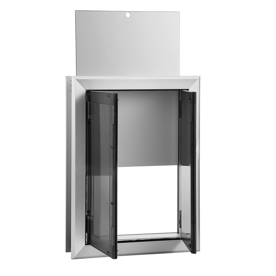 16x21x2in extra large dog door aluminum pet door double panels